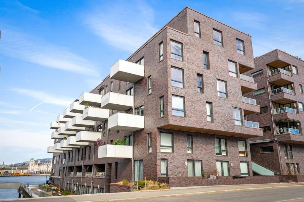 Luxury 2-Bedroom Apartment With Seaview In Oslo City Center Buitenkant foto