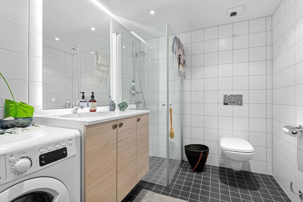 Luxury 2-Bedroom Apartment With Seaview In Oslo City Center Buitenkant foto