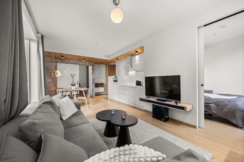 Luxury 2-Bedroom Apartment With Seaview In Oslo City Center Buitenkant foto